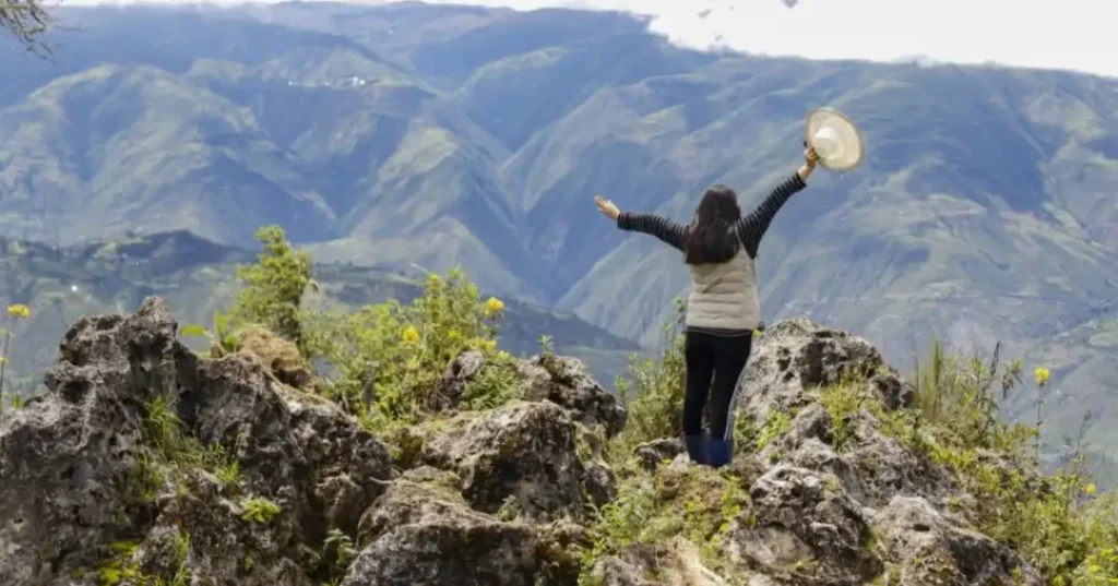 vistas desde la cima de choquechurco