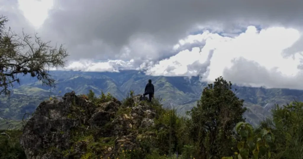 vistas desde la cima de choquechurco