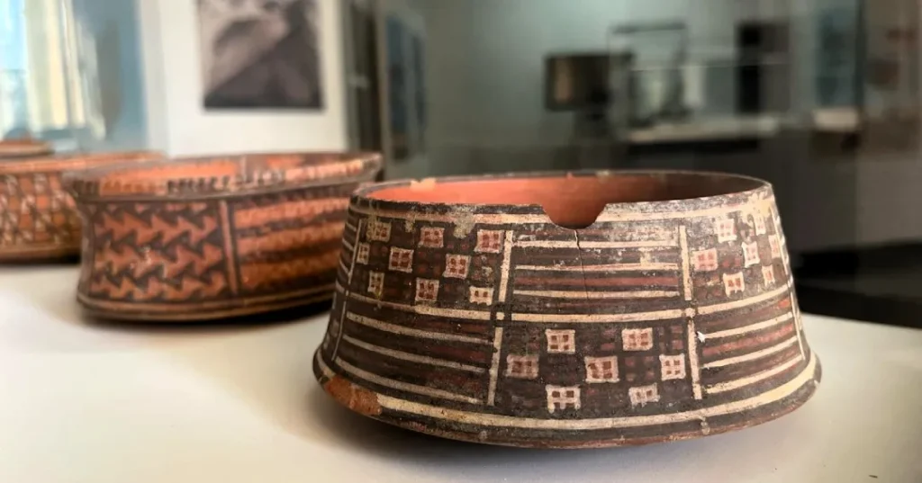 Piezas arqueológicas recuperadas en el gasoducto en Ica